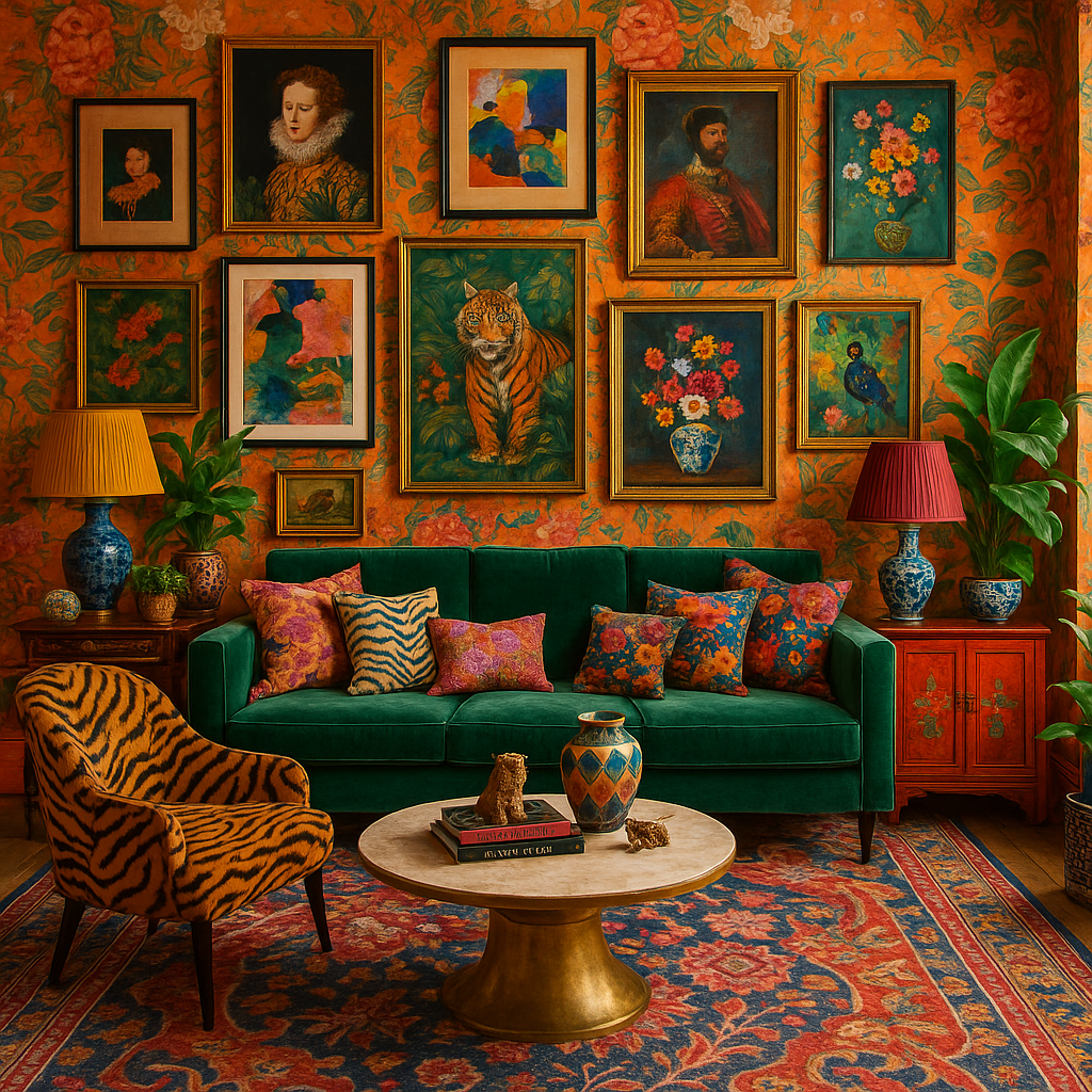 Maximalismo ecléctico: la tendencia que destrona al minimalismo en el hogar