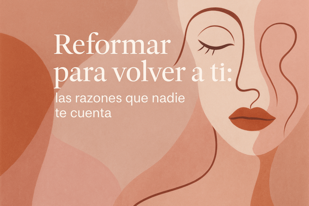 Reformar para volver a ti: las razones que nadie te cuenta